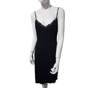 Express Babydoll Whimsigoth Women's Size 6 Lace Witchy Fairygoth Dark Slip Dress